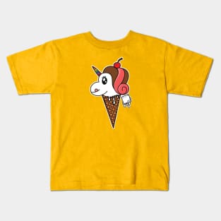 Unicone Cute Kawaii Unicorn Design Kids T-Shirt